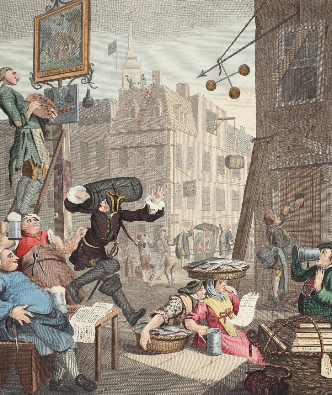 Beer Street, illustrasjon fra 