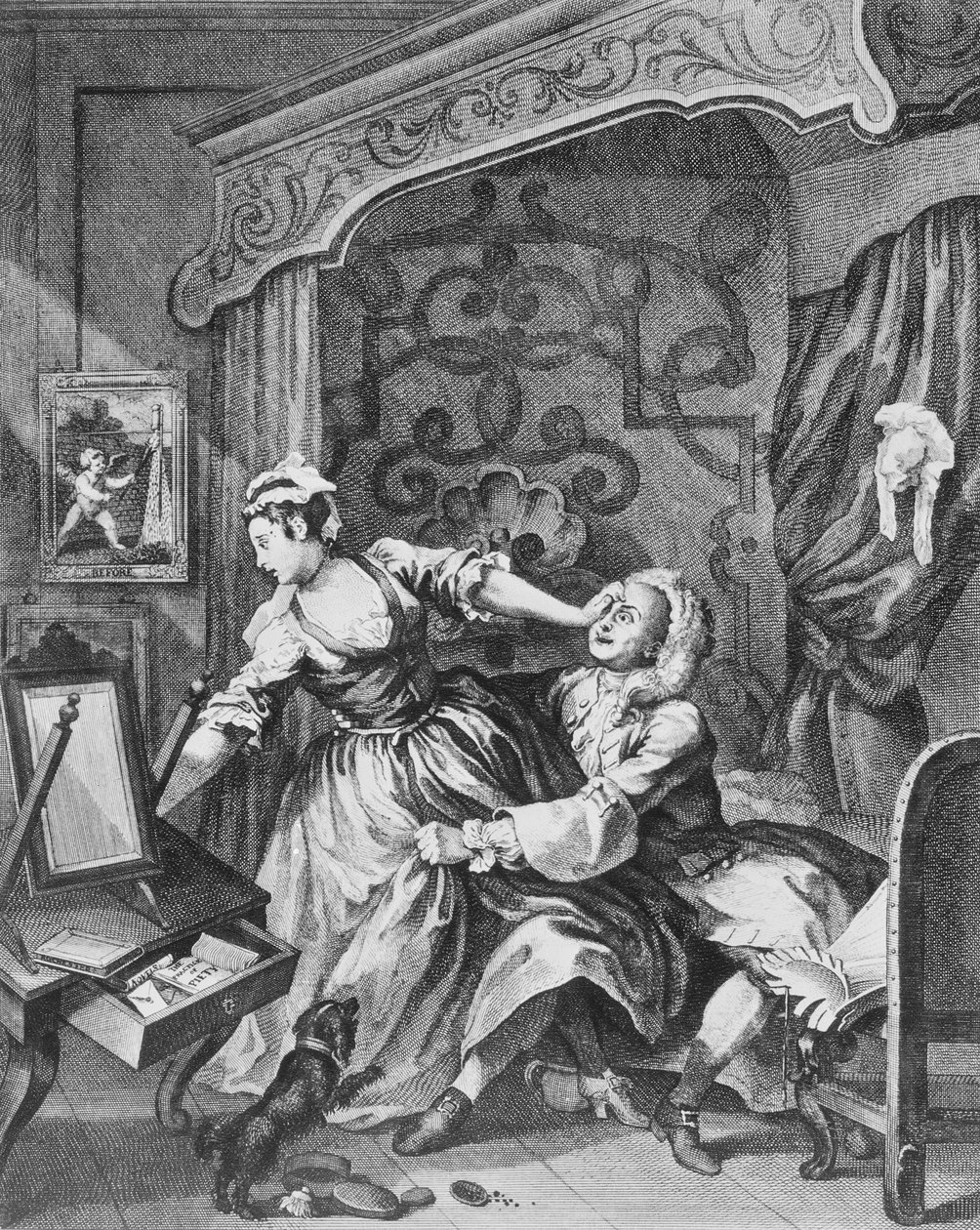 Før, 1736 av William Hogarth