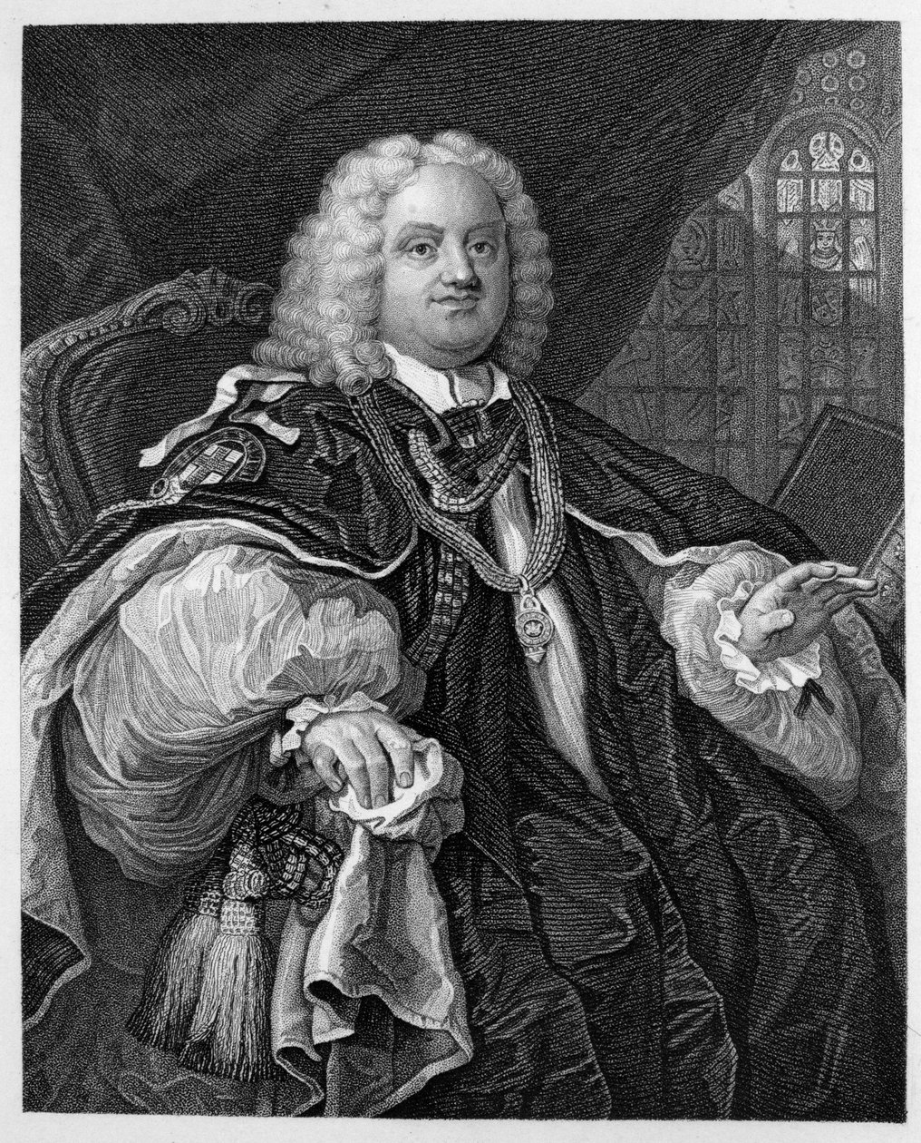 Biskop Hoadly av William Hogarth