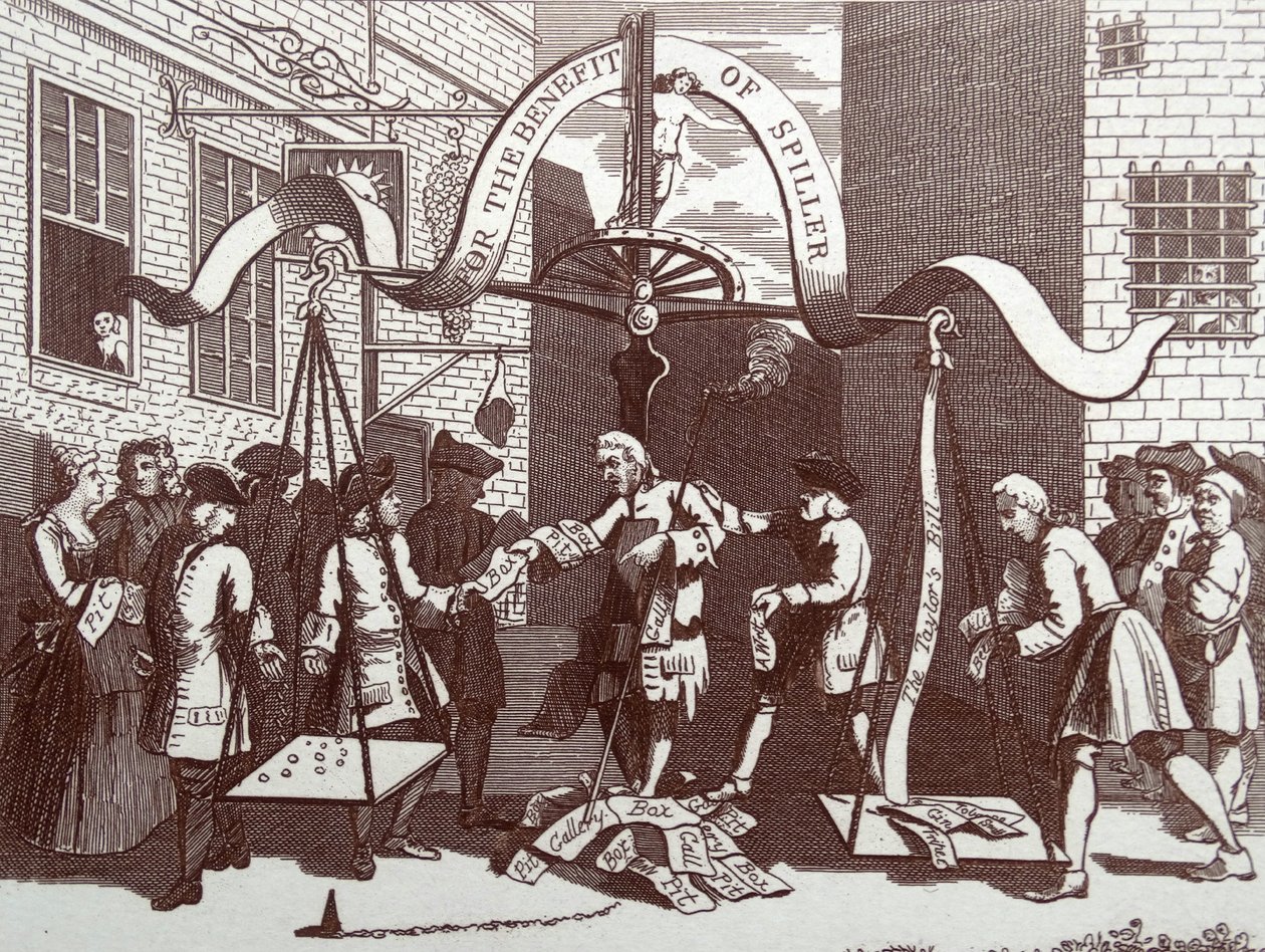 Gutter som titter på naturen av William Hogarth