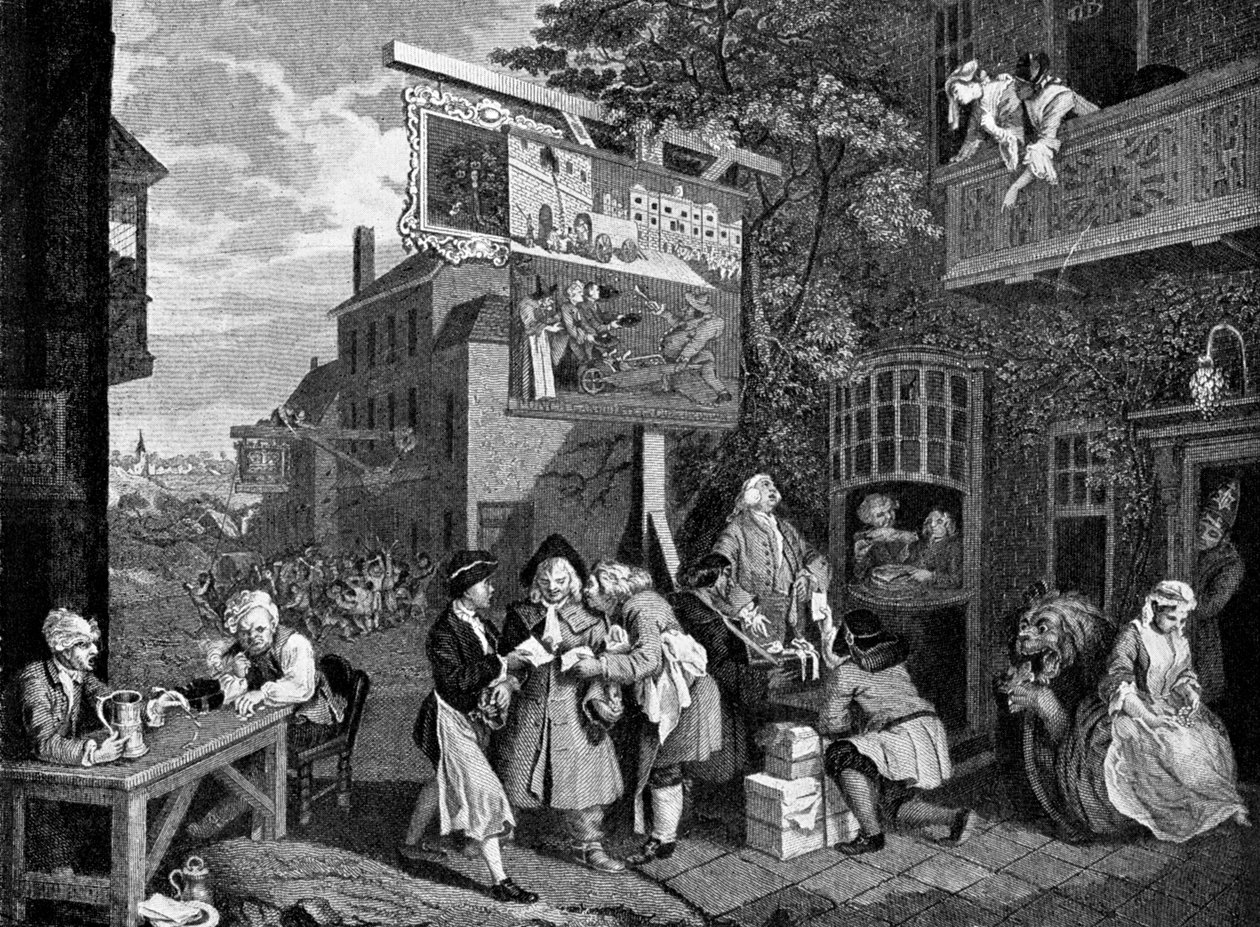 Søk etter stemmer, 1757 av William Hogarth