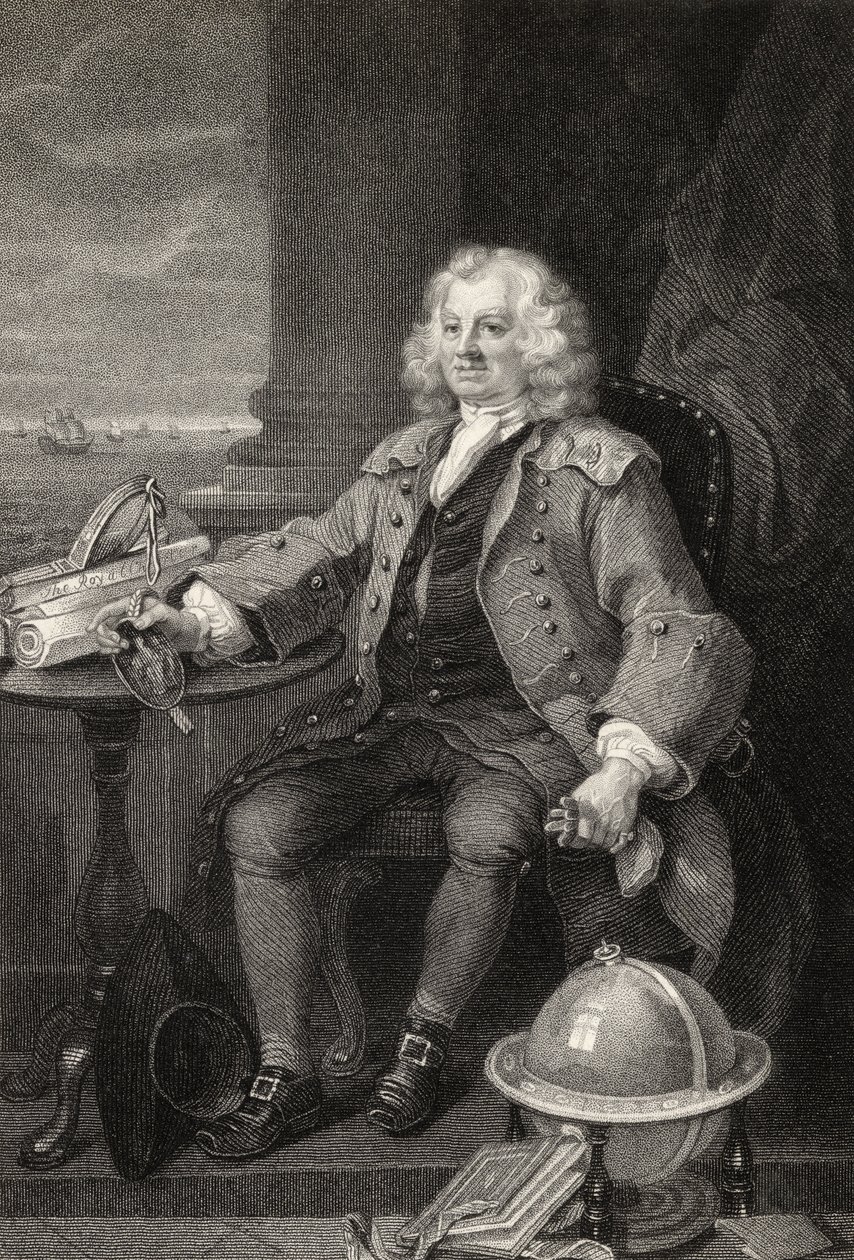 Kaptein Thomas Coram, gravert av Benjamin Holl, fra 
