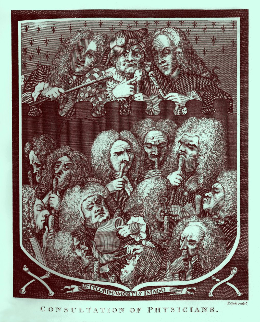 Consultation of Physicians av William Hogarth av William Hogarth