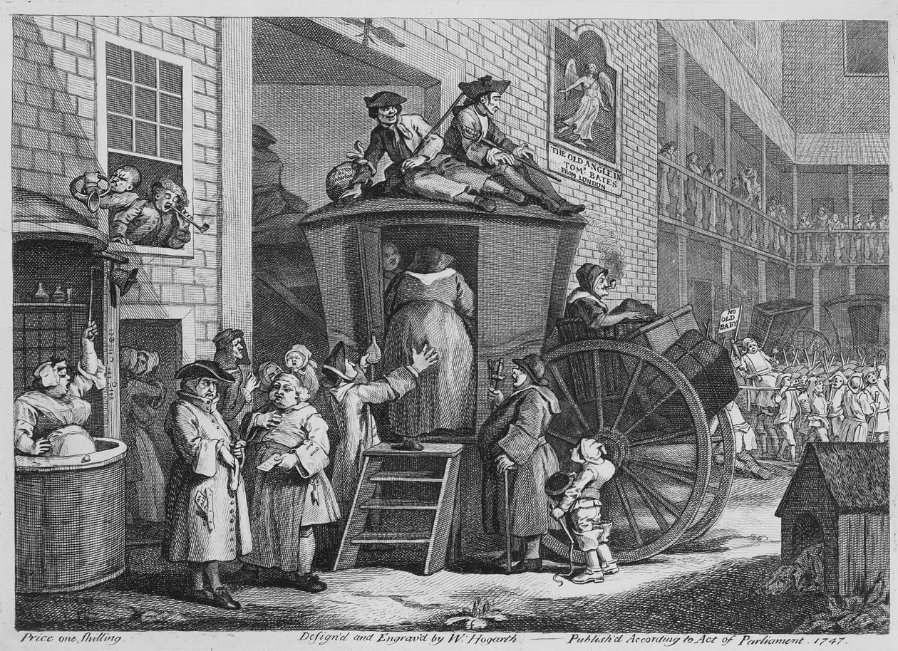 Country Inn Yard, 1747 av William Hogarth
