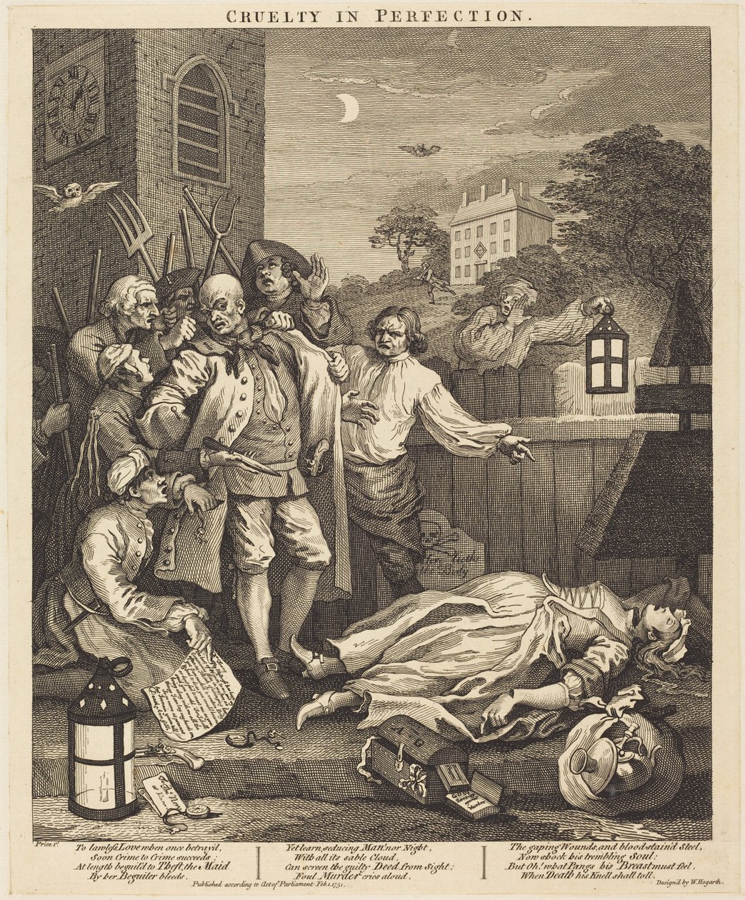 Grusomhet i perfeksjon av William Hogarth