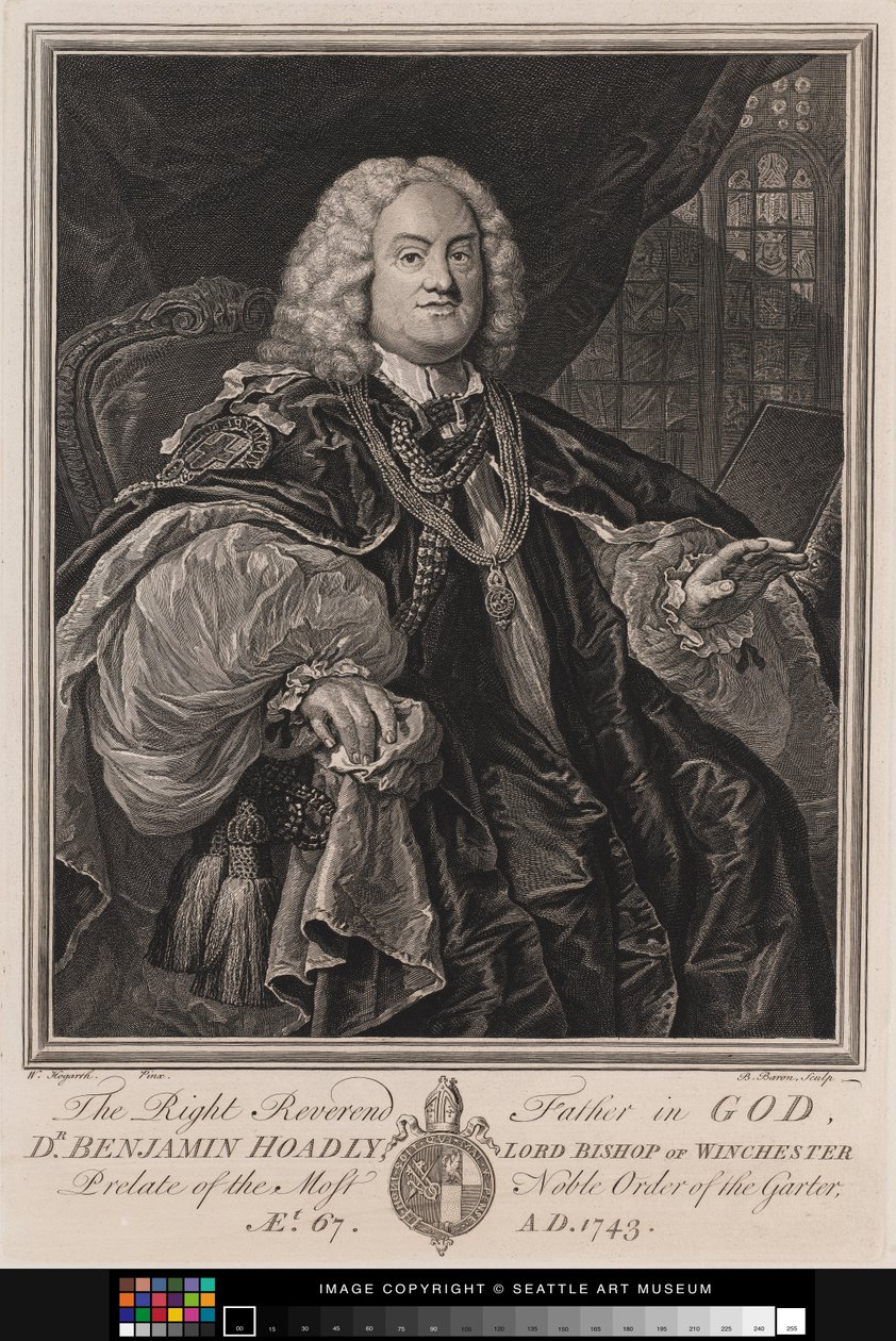 Dr. Benjamin Headly av William Hogarth