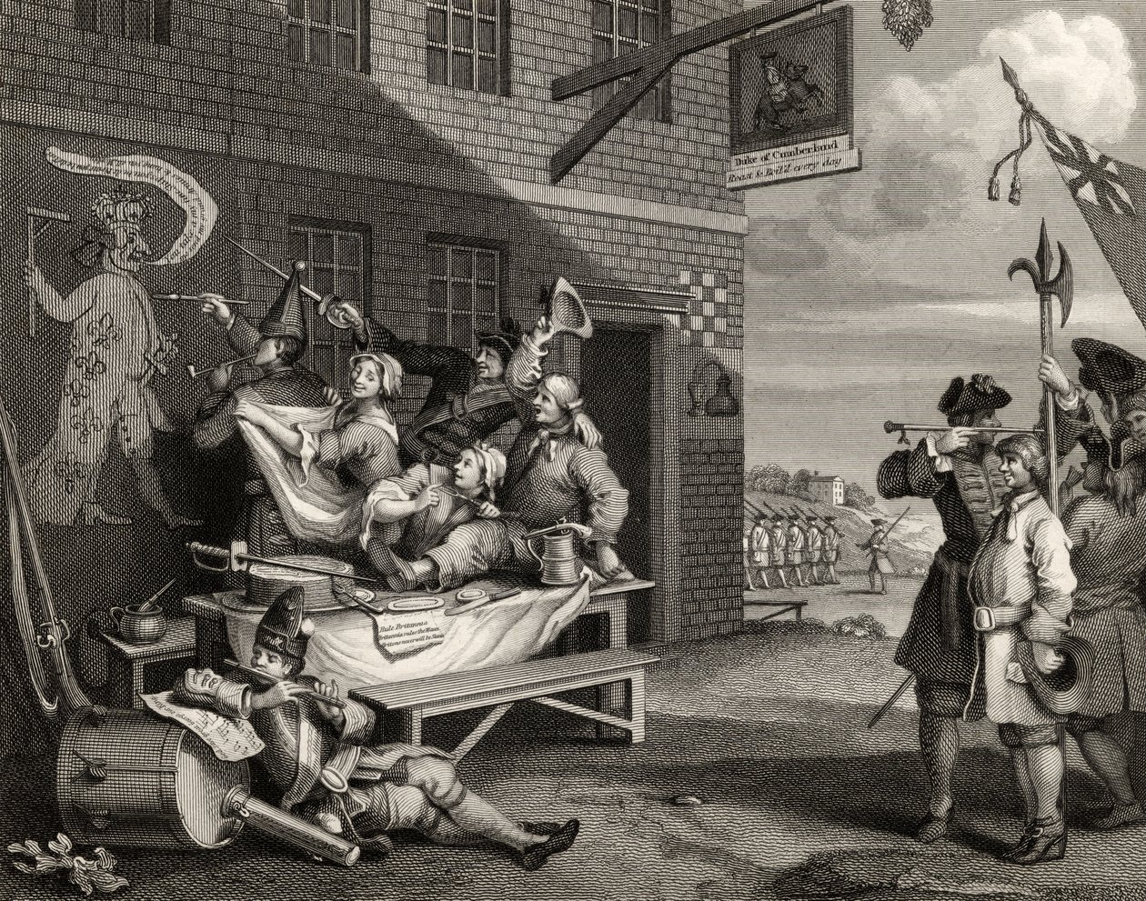 England, gravert av Thomas Phillibrown, fra 