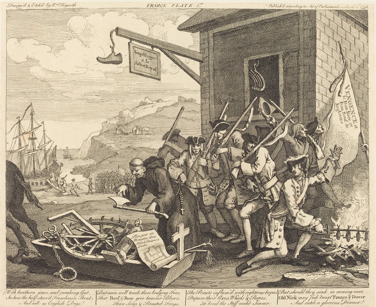 Frankrike av William Hogarth
