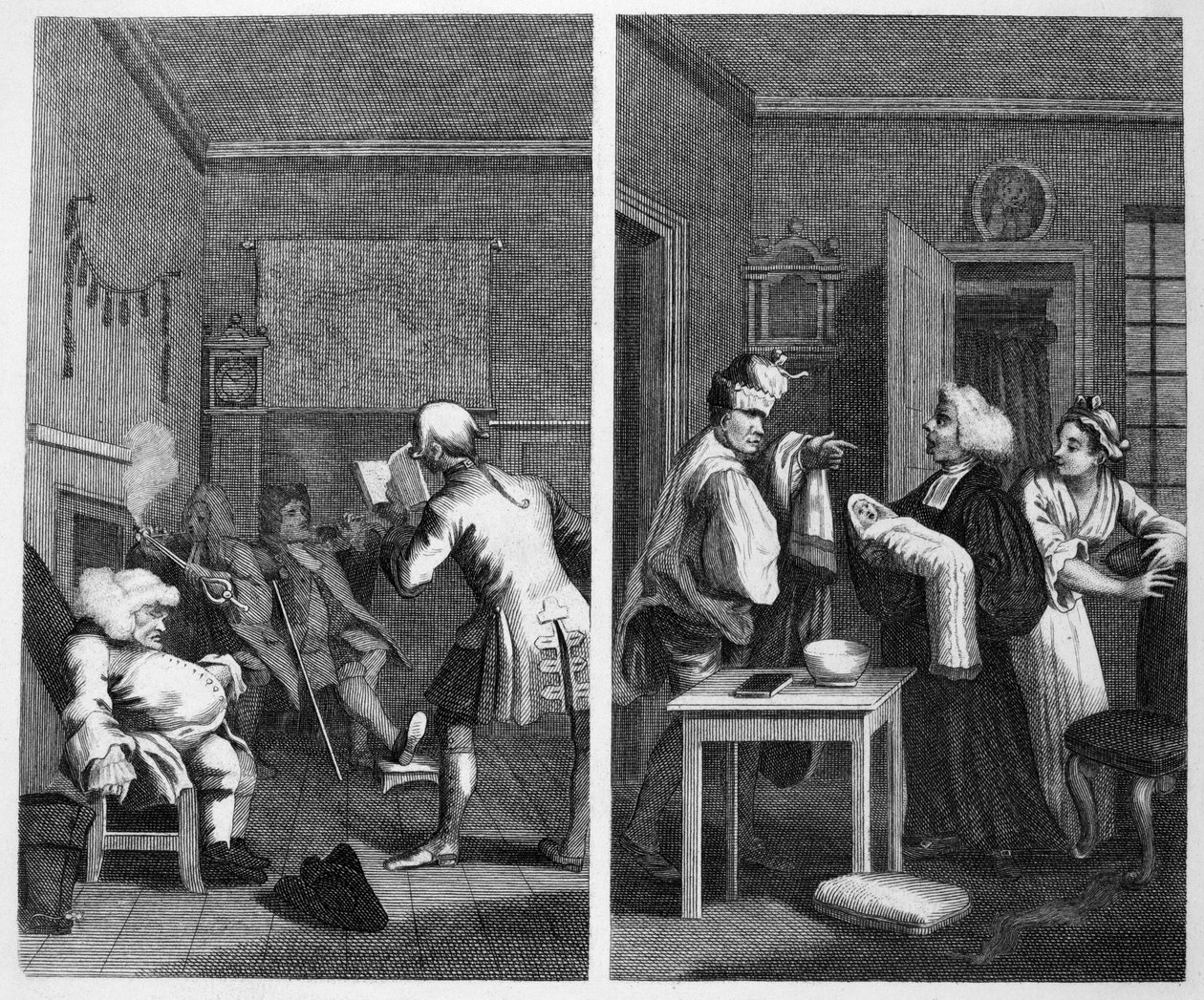 Frontispice til Tristram Shandy av William Hogarth