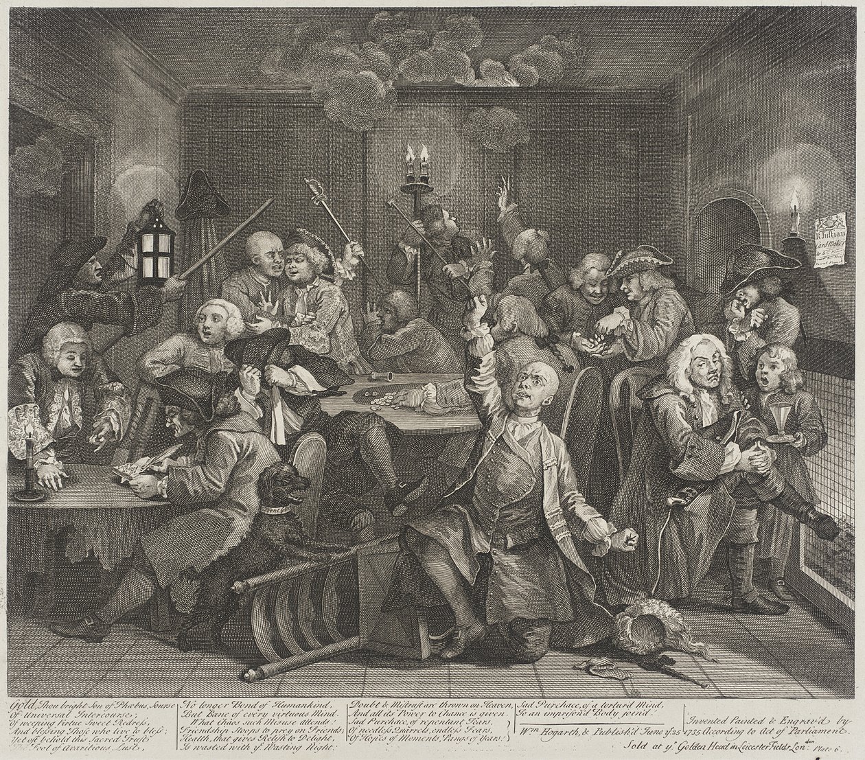 Gull, du strålende sønn av Føbus, kilde av William Hogarth