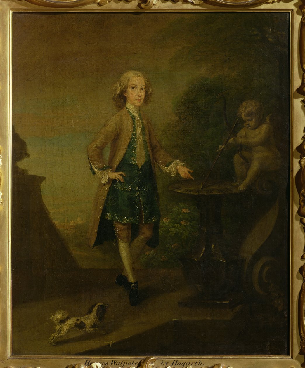 Horace Walpole, 10 år gammel, 1727-8 av William Hogarth