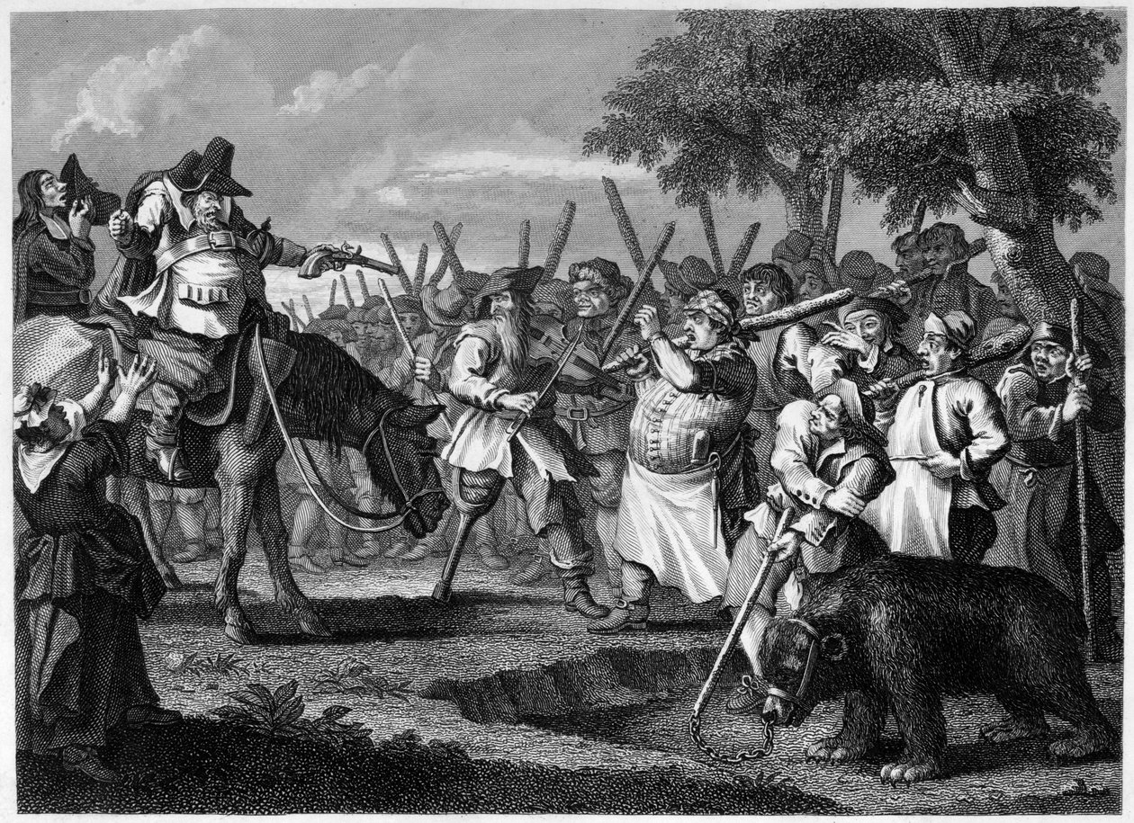 Hudibras første eventyr av William Hogarth