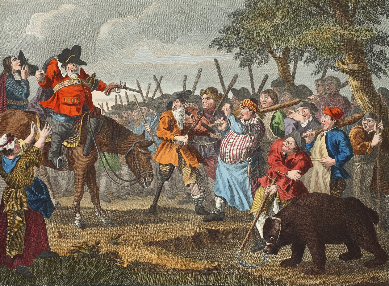 Hudibras' første eventyr, fra 'Hudibras' av Samuel Butler av William Hogarth