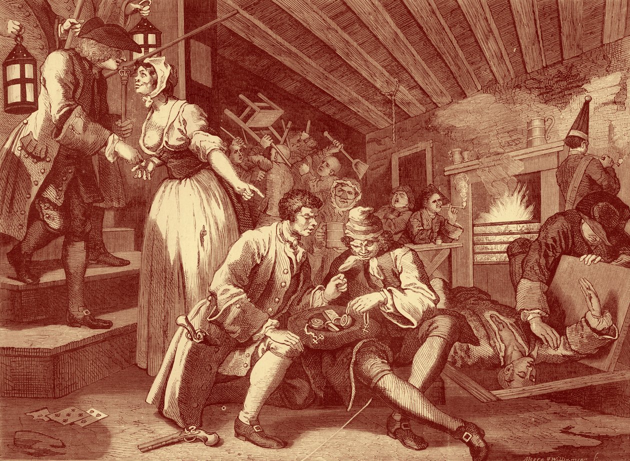 Industri og lediggang av William Hogarth av William Hogarth