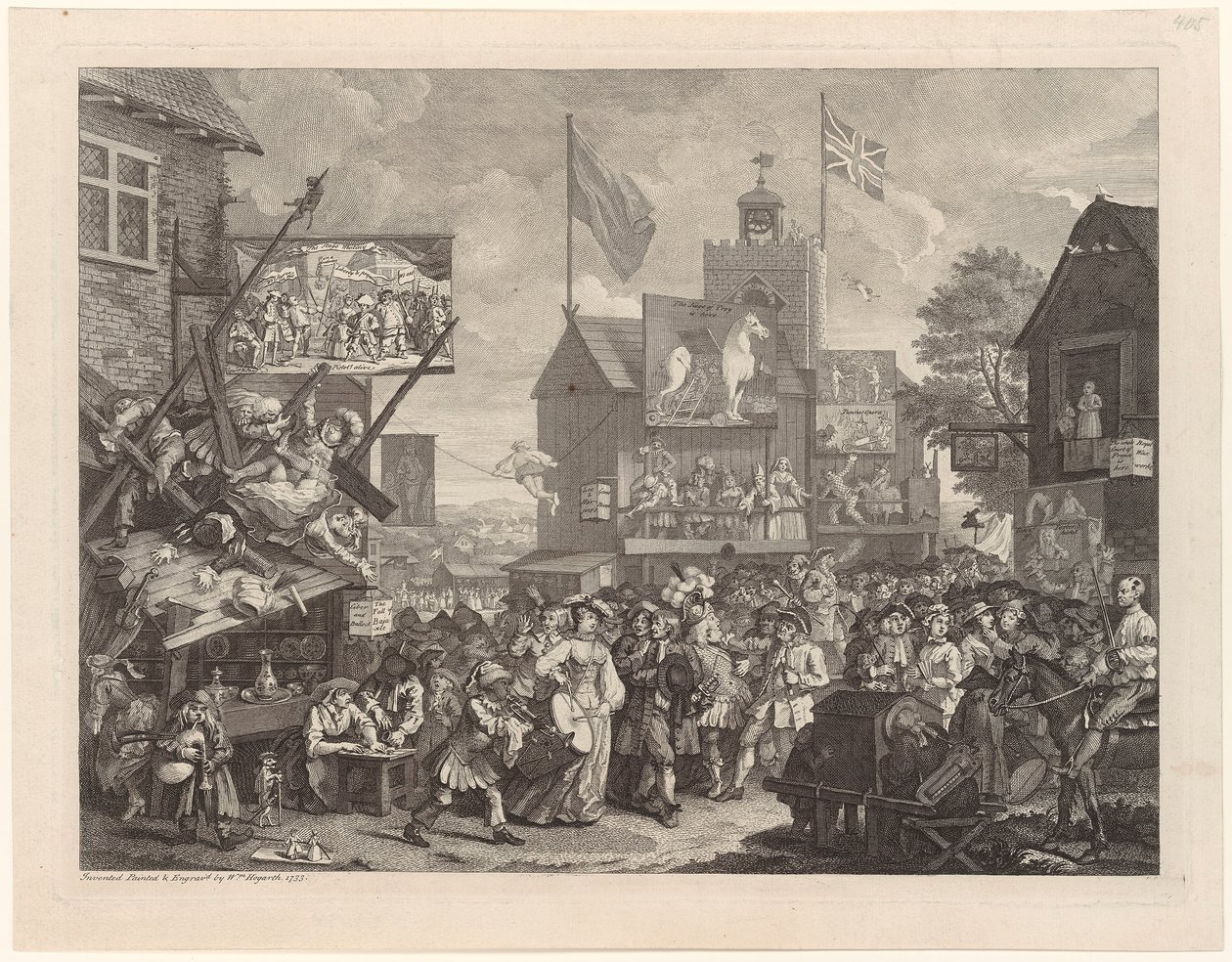 Marked i Southwark av William Hogarth