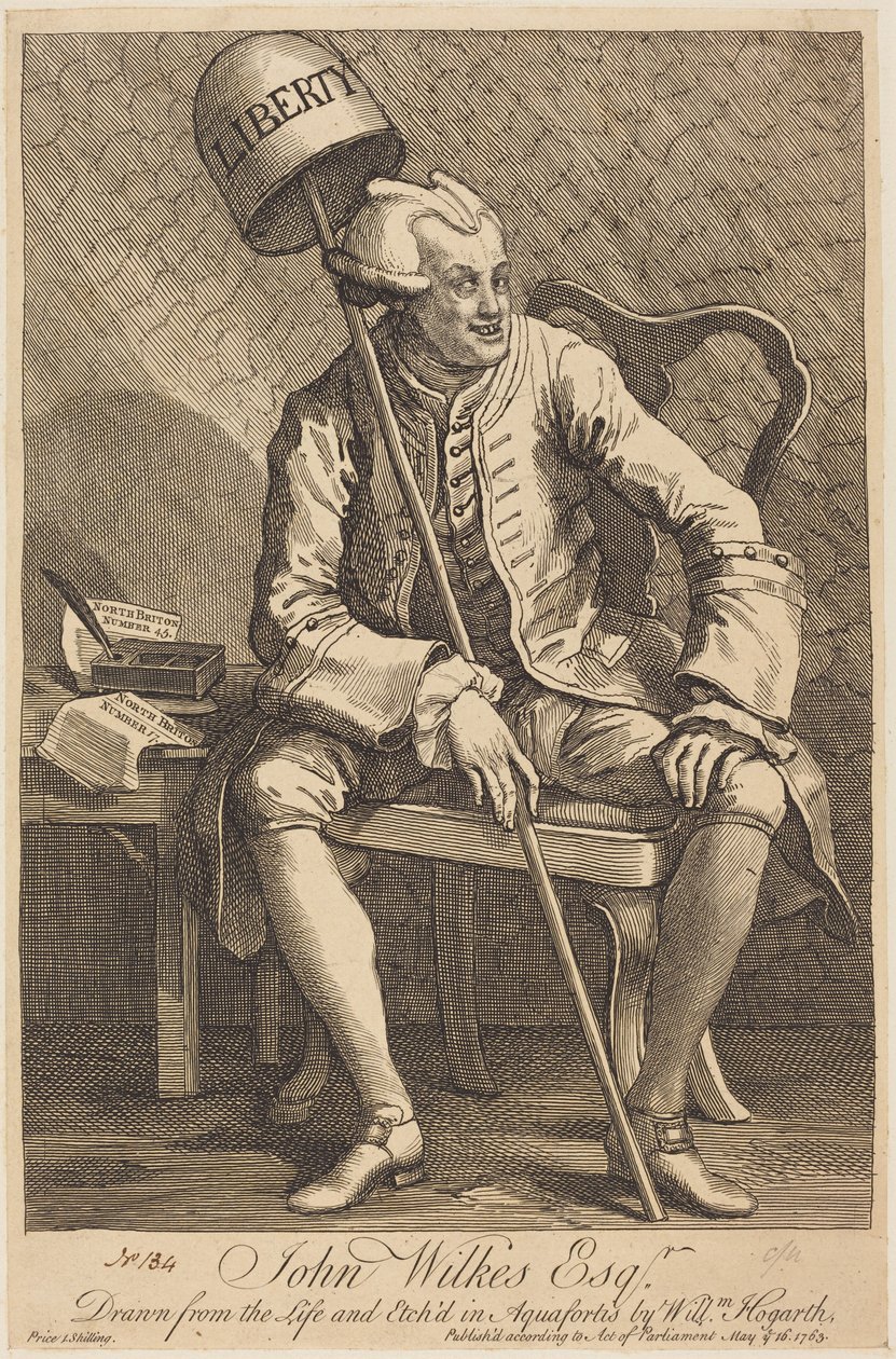 John Wilkes, Esq. av William Hogarth
