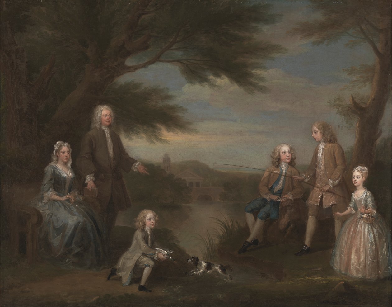 John og Elizabeth Jeffreys og deres barn av William Hogarth