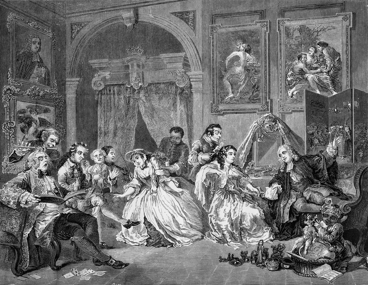 Ekteskap a la Mode av William Hogarth av William Hogarth