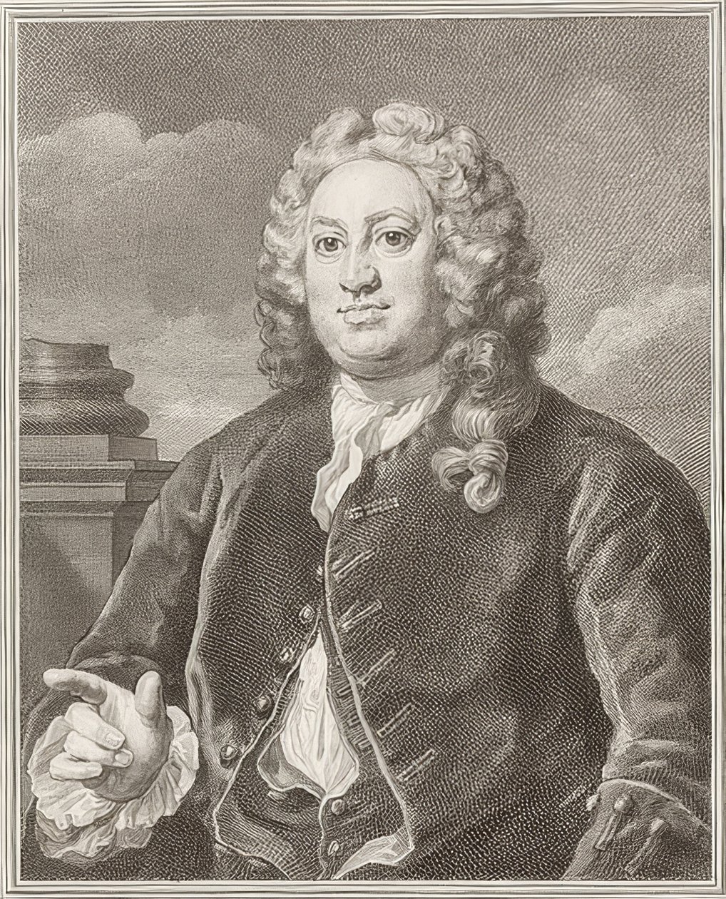 Martin Folkes. 1742 av William Hogarth