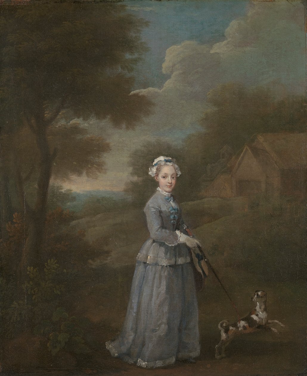 Frøken Wood av William Hogarth