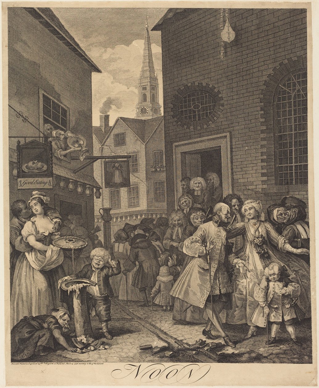 Middag av William Hogarth