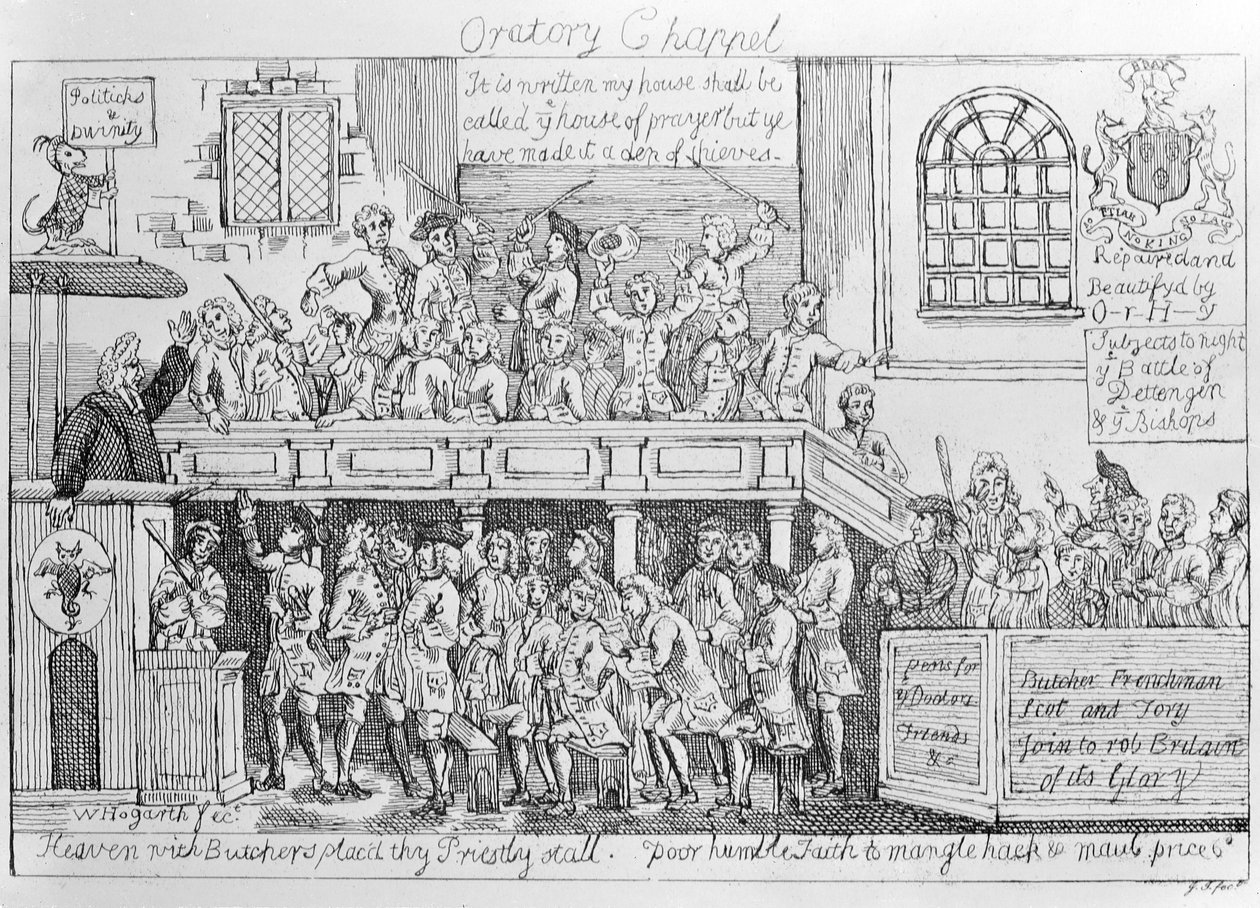 Oratory Chappel, ca. 1746 av William Hogarth