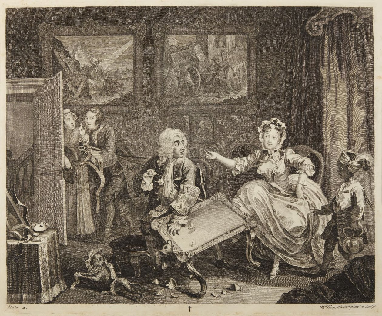 Plate 2 fra serien A Harlot