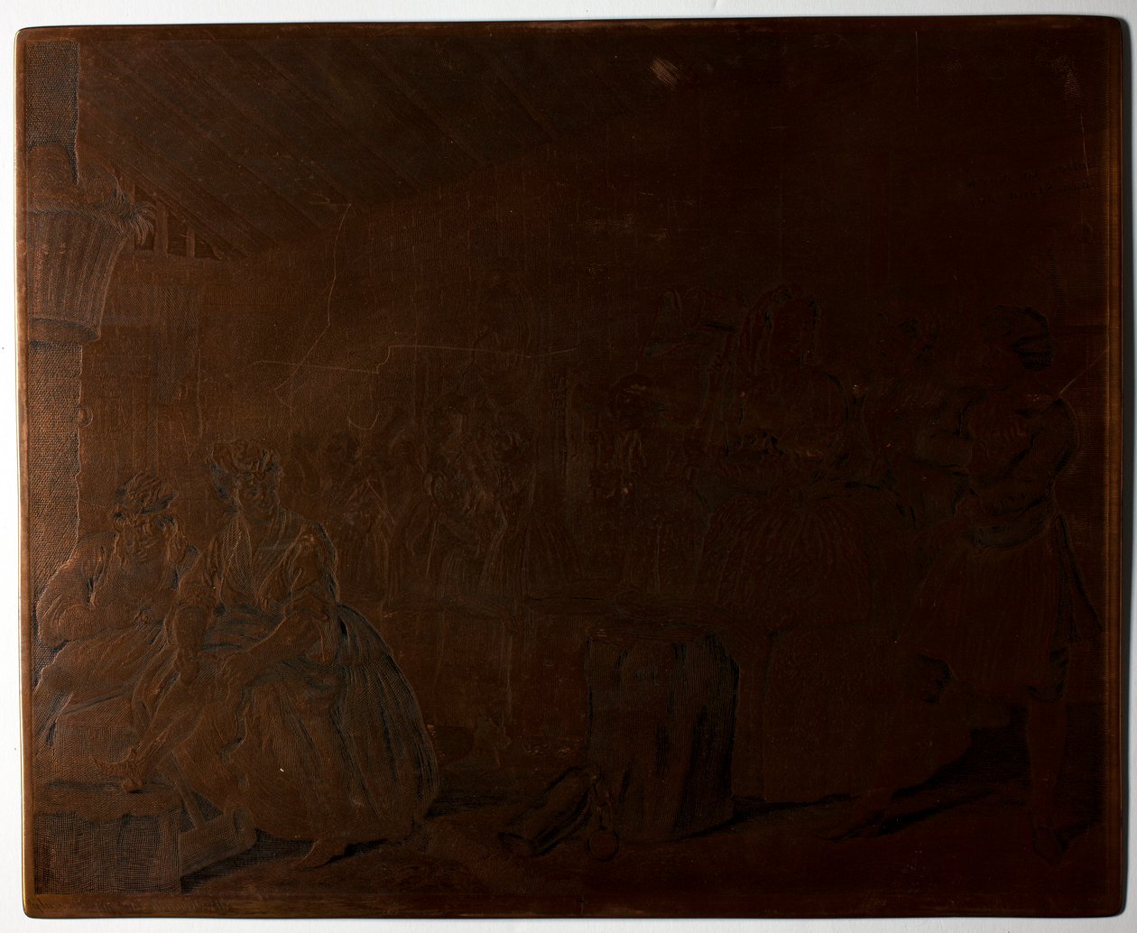 Tavle fire, fra En prostituerts liv av William Hogarth