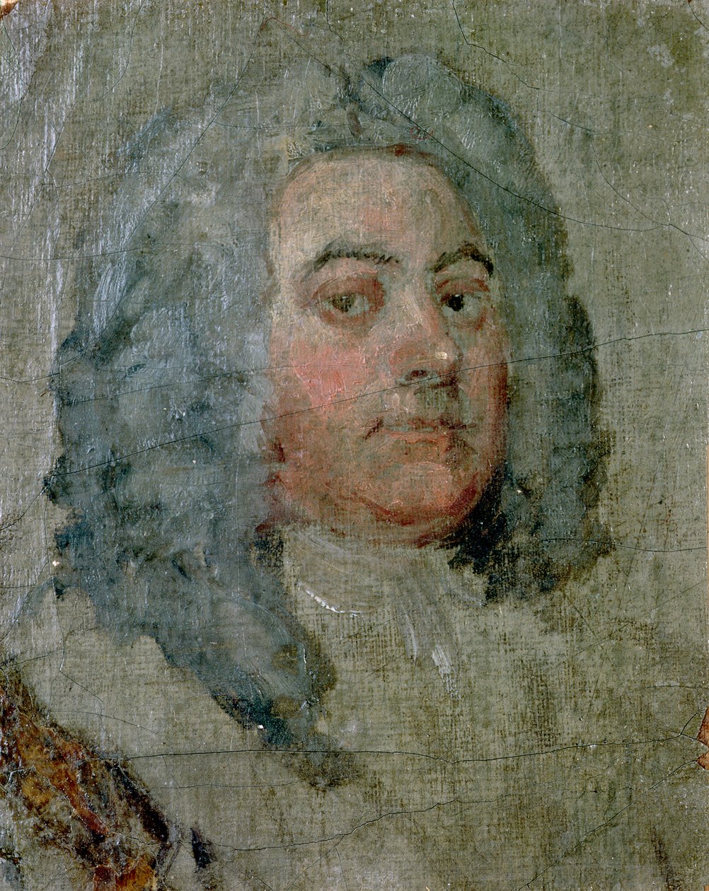 Portrett av George Frederick Handel (1685-1759) av William Hogarth