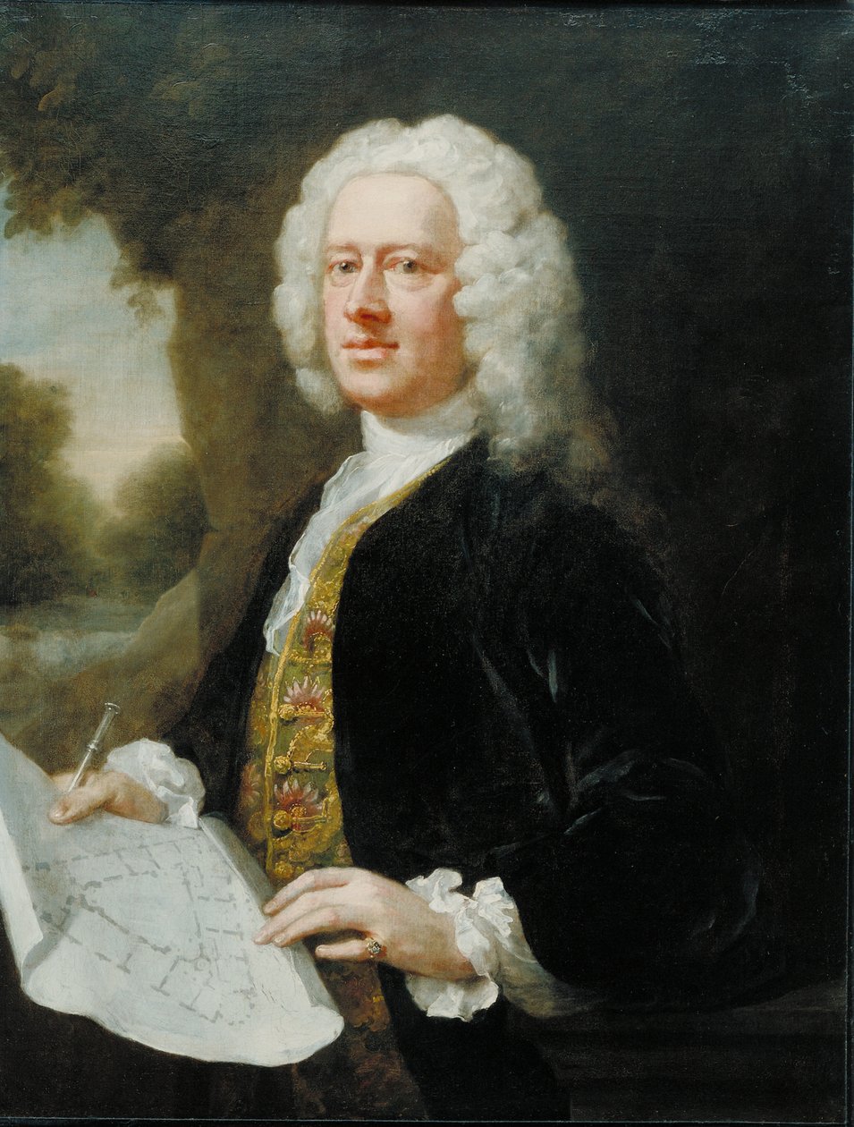 Portrett av Theodore Jacobson, 1742 av William Hogarth