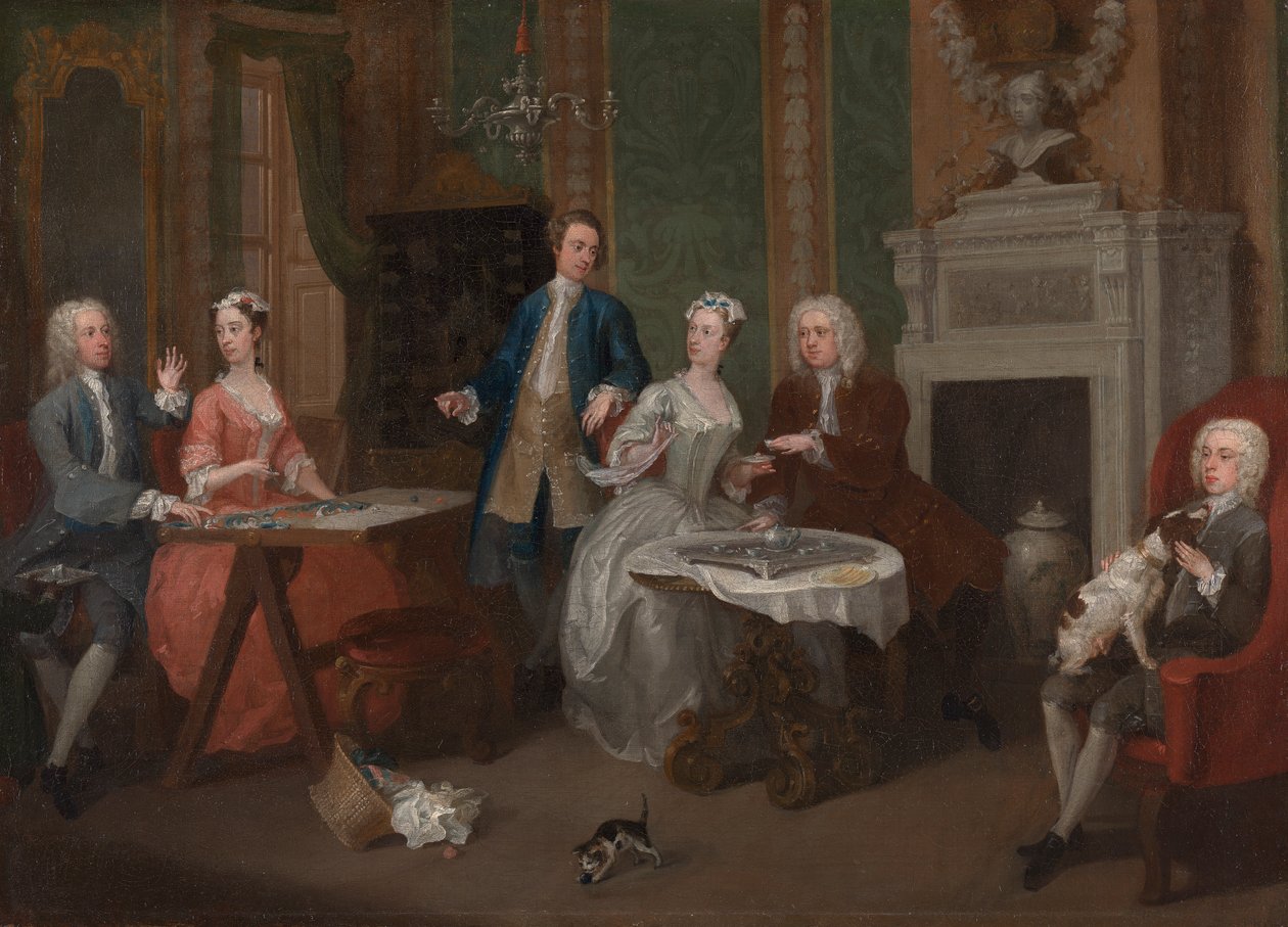 Portrett av en familie av William Hogarth