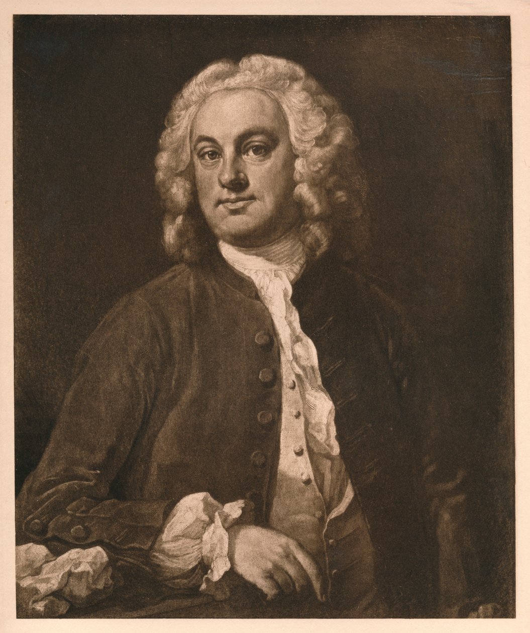 Portrett av en mann, 1741 av William Hogarth