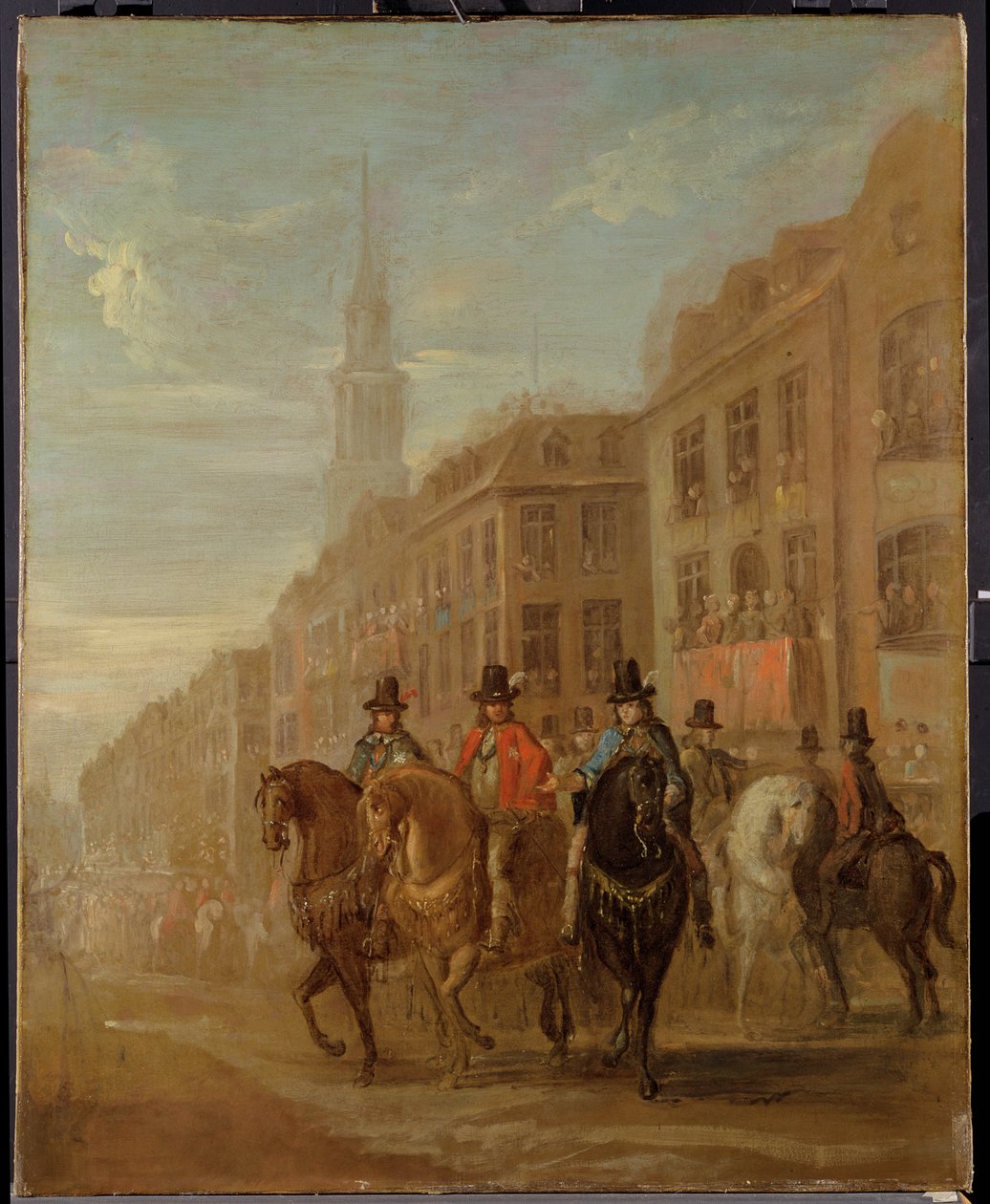 Restaureringsprosesjon av Charles II ved Cheapside, ca. 1745 av William Hogarth