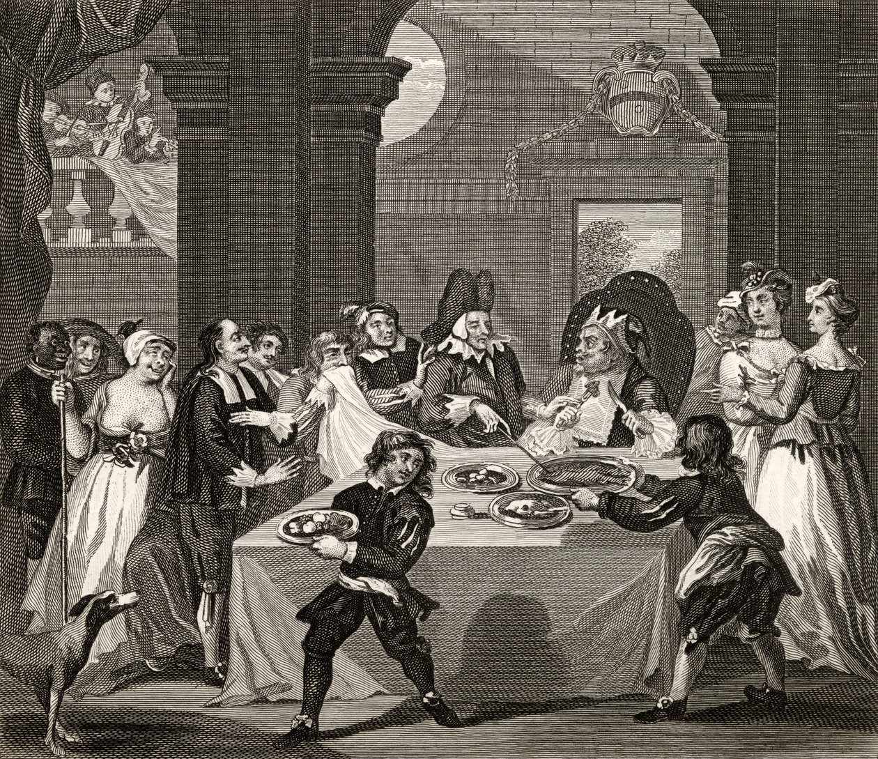 Sancho at the Feast Starved by his Physician, fra 