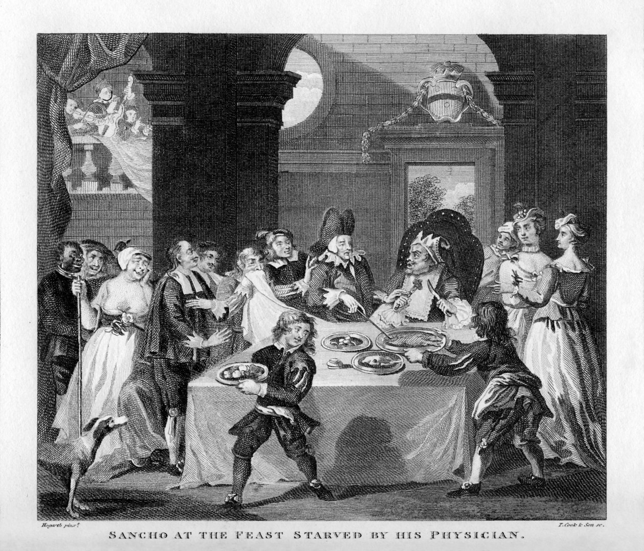 Sancho sultet av legen sin av William Hogarth av William Hogarth