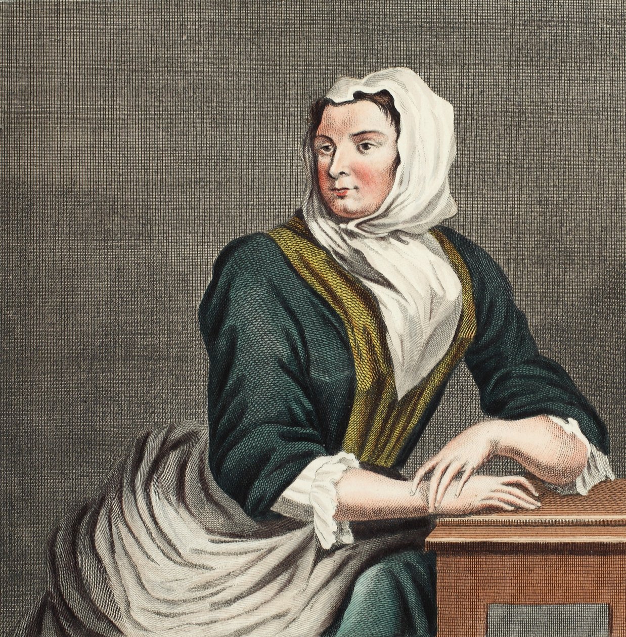 Sarah Malcolm i Newgate Prison , illustrasjon fra 