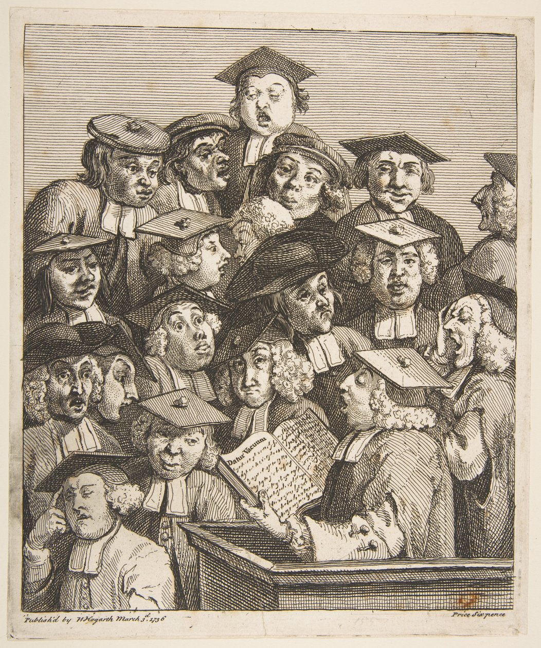 Lærde ved en forelesning av William Hogarth