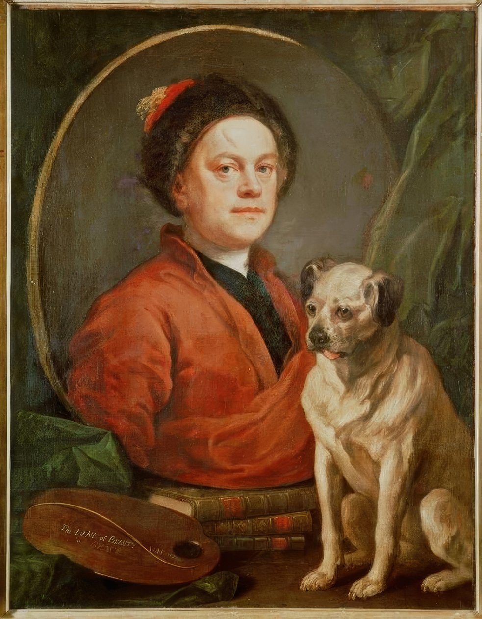 Selvportrett av William Hogarth