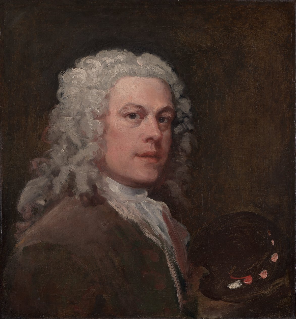 Selvportrett av William Hogarth