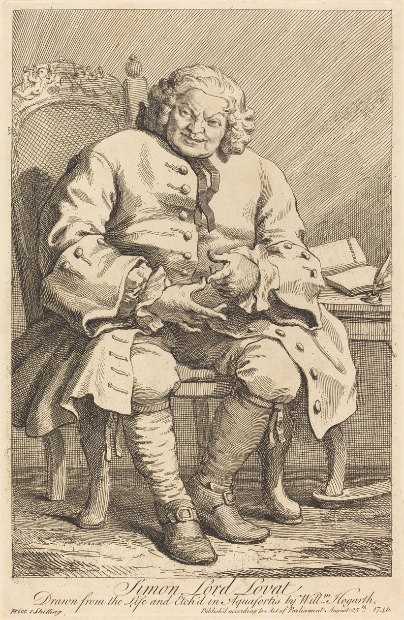 Simon Lord Lovat av William Hogarth