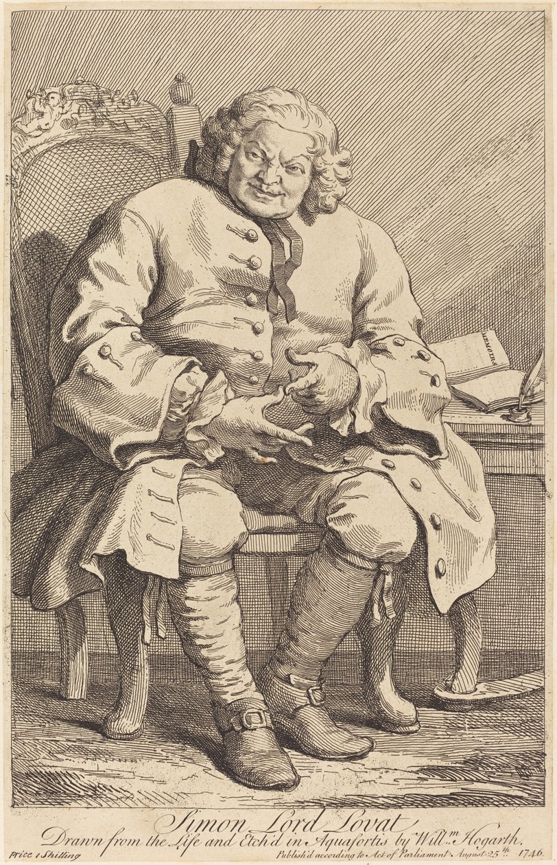 Simon Lord Lovat av William Hogarth