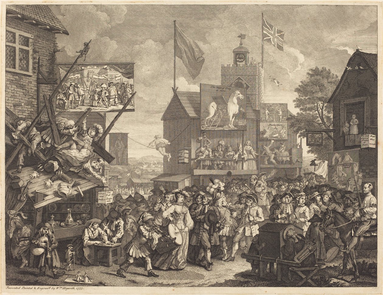 Southwark Fair av William Hogarth