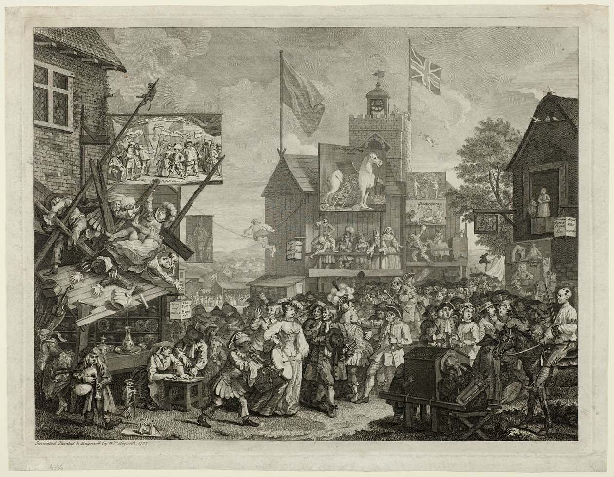 Southwark Fair av William Hogarth