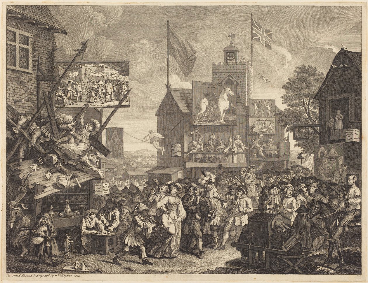 Southwark-markedet av William Hogarth
