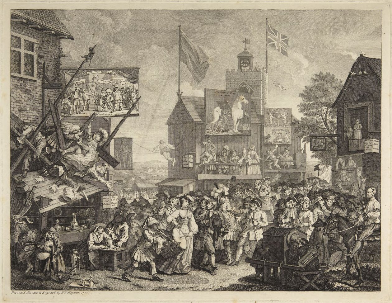 Marked i Southwark av William Hogarth
