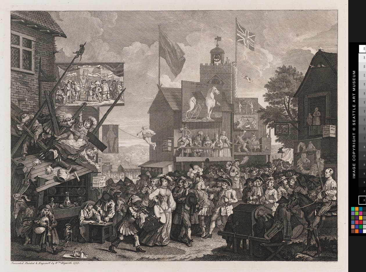 Southwark Fair av William Hogarth