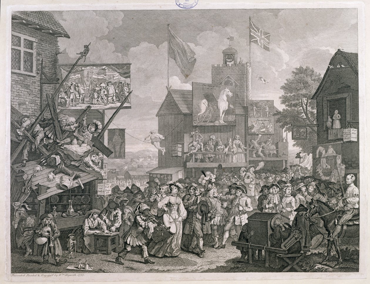 Southwark Fair av William Hogarth