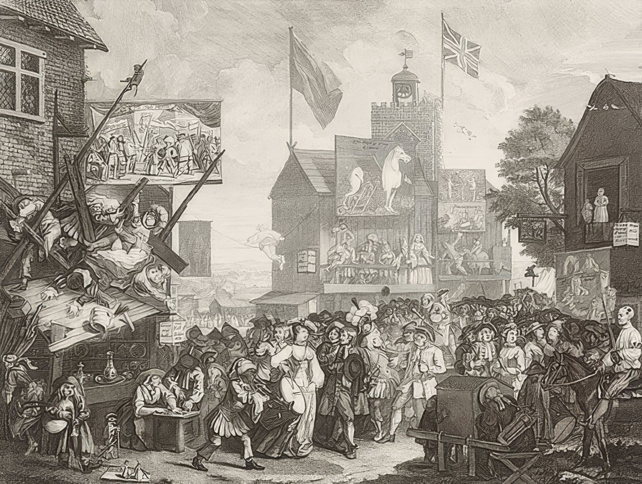 Southwark Fair. 1733 av William Hogarth