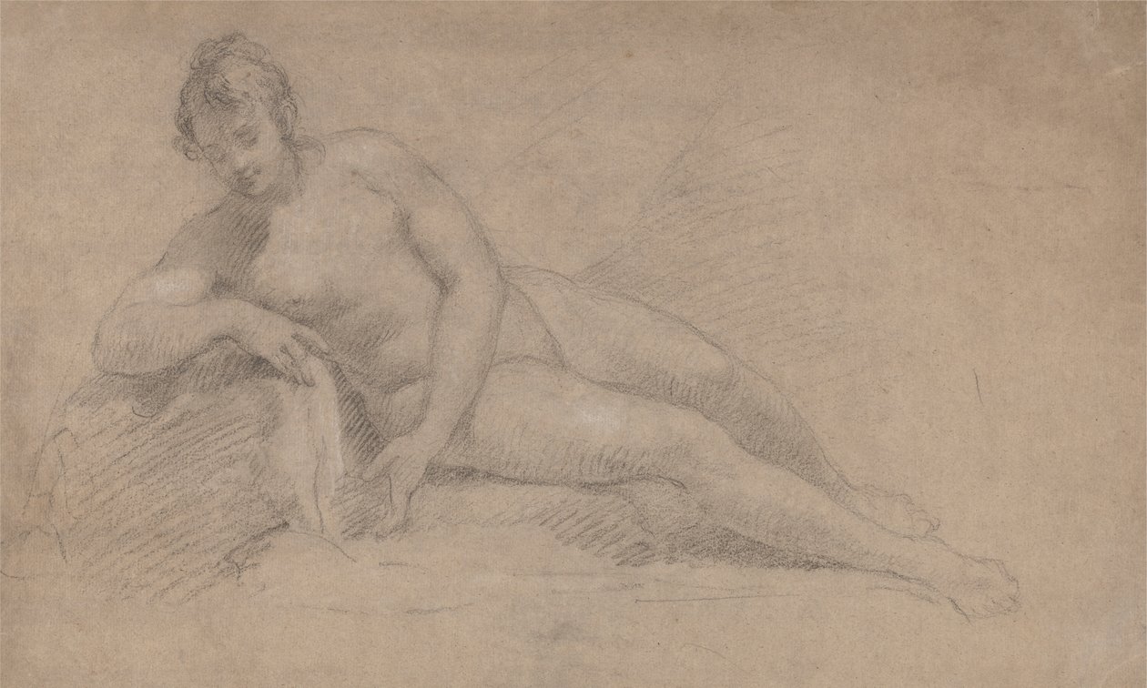 Studie av en naken kvinne av William Hogarth