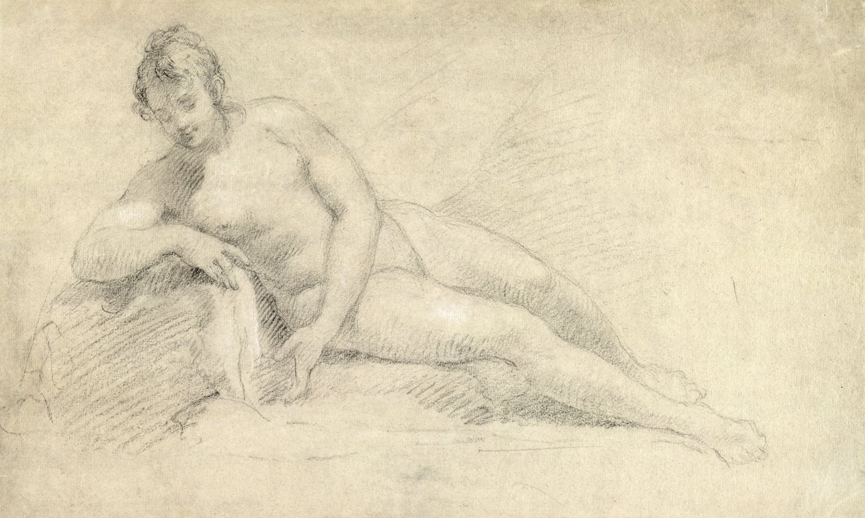 Studie av en naken kvinne av William Hogarth